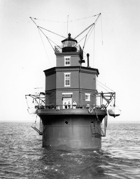 Wolf Trap Light Station-Lighthouse, Poquoson East Virginia Wolf Trap, Watch Room, Iron Lanterns, The Lighthouse, Chesapeake Bay, Great Lakes, Wooden Doors, Cemetery, Lighthouse