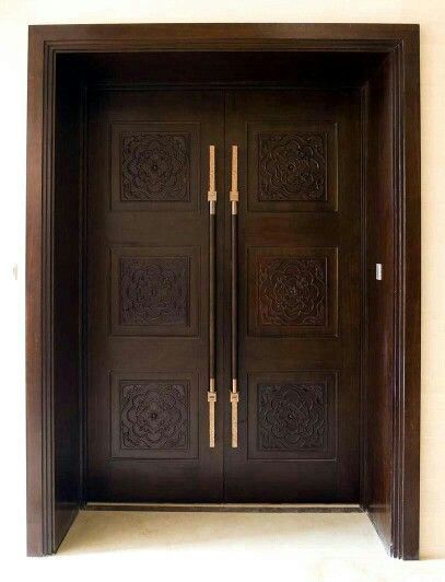 Modern Wood Double Door, Modern Wooden Doors Double, Modern Front Double Door, Double Doors Interior Modern, Teak Wood Main Door Design Entrance Modern, Teak Wood Double Door Design, Teak Wood Main Door Design Modern, Front Double Door Design Wood Indian, Villa Front Door