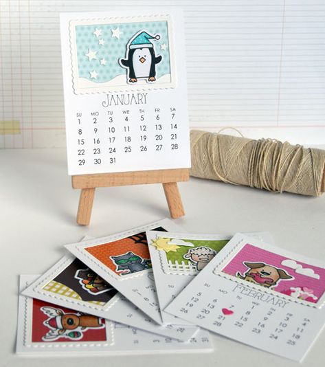 How To Make A Calendar, Creative Calendar Ideas, Handmade Desk Calendar, Craft Calendar, Handmade Calendar, Paper Calendar, Creative Calendar, 달력 디자인, Calendar Craft