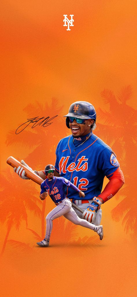 Mlb Players Wallpaper, New York Mets Wallpaper, Francisco Lindor Wallpaper, Mets Wallpaper, Baseball Graphics, Mlb Baseball Players, Baseball Backgrounds, Baseball Pics, Just Do It Wallpapers