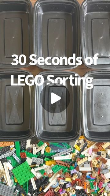 Kelly Bartlett on Instagram: "I make an effort to sort my garbage bin weekly so the job doesn’t ever get too big.

(It’s not actual garbage. It’s “all-done-with-these” LEGO pieces that I have swept off the table.)

I sort LEGO pieces by type,
then more specific type,
then size,
then (eventually) color.

So tedious and so worthwhile 👌🏼

#legosorting #sortinglego #lego #legopieces #legobulk #bulklego #legobricks #legoelements #sorting #organization #organized #organizing #tedioustask #legoorganization #afol #afolclub #legolove #legoreel #legoreels #legocommunity #legomocbuilder #boring #detailoriented #legobuilder #legolife #legolifestyle #ilovelego" Lego Container Ideas, Lego Sorter, Lego Organization Ideas, Lego Sorting, Lego Organization, Lego Builder, Lego Pieces, Garbage Bin, Lego Moc