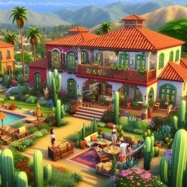 sims 4 mexican hacienda - Image Creator from Microsoft Designer Sims 4 Mexican, Spanish Apartment, Mexican Hacienda, Mexican Revolution, Play Sims, Consumer Health, Small House Plans, Create Sign, Create Image