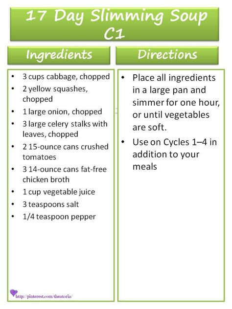 17 Day Slimming Soup                                                   Recipe ♥ 17 Day Diet Cycle 1 17 Day Diet Cycle 1, 17 Day Diet Recipes, The 17 Day Diet, Basil Vinaigrette, Healthy Afternoon Snacks, 17 Day Diet, Vinaigrette Recipe, Healthy Buffalo Chicken, Grilled Tomatoes