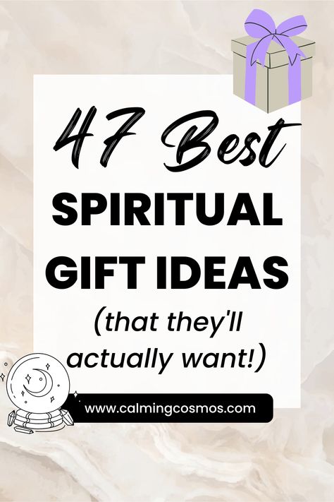 🎁 Looking for the perfect spiritual gifts that will truly resonate with your loved ones? 🌟 Discover the 47 best spiritual gift ideas that they'll absolutely adore! From mesmerizing crystal sets to empowering oracle decks, this blog post has it all. Embrace the magic of soulful gifting and uplift their spirits with these presents.✨ #spiritualgifts #giftideas #spiritualgiftideas #spiritualgiftforboyfriend #spiritualgiftforhim #spiritualgiftsforfriends #spiritualgiftforher #spiritualgiftformen Spiritual Present Ideas, Gifts For Spiritual Women, Spiritual Christmas Gifts, Diy Spiritual Gifts, Spiritual Gifts From God, Spiritual Gift Ideas, Spiritual Christmas, Spiritual Leadership, Metaphysical Gifts