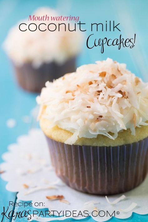 Coconut Cupcake Recipes, Best Coconut Milk, Coconut Cupcake, Vanilla Salt, Frost Cupcakes, Roasted Coconut, Oreo Buttercream, Coconut Cupcakes, Recipes Baking