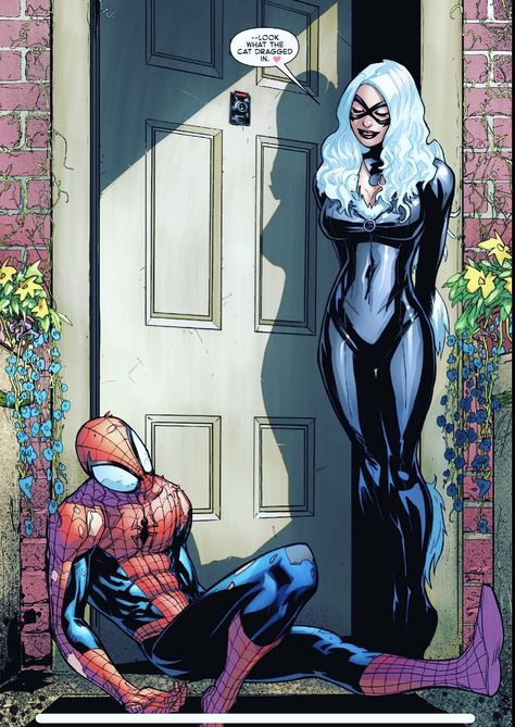 PAT on Twitter: "You made it to the weekend 🎉🎉🎉… " Black Cat Spiderman Comic, Patrick Gleason Spiderman, Patrick Gleason Art, Catwoman Black Cat, Spider Man And Black Cat Wallpaper, Marvel Black Cat Costume, Comic Spider Man Wallpaper, Spiderman And Black Cat Wallpaper, Black Cat Comic Art