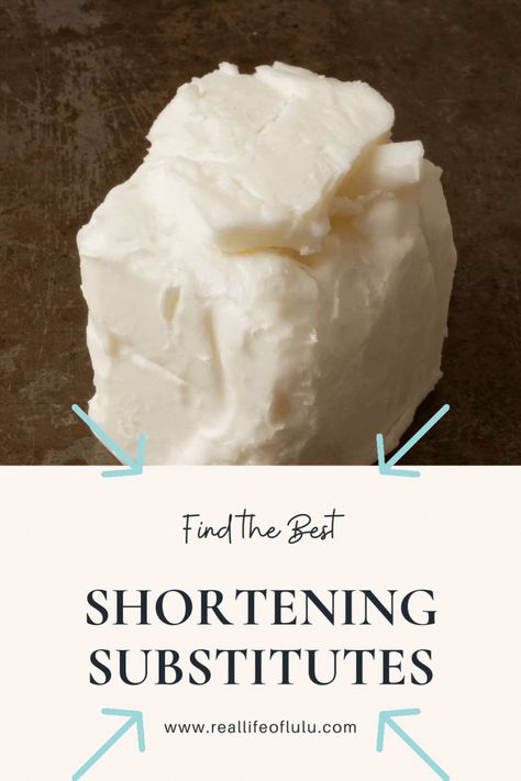 Discover the best shortening substitute for your baking needs with our helpful guide. Explore healthier options, vegan alternatives and more. Substitute For Shortening Baking, Substitute For Crisco Shortening, Substitute For Shortening, Shortening Substitute, Food Substitutes, Peanut Butter Bread, Kitchen Basics, Food Resources, Baking Substitutes