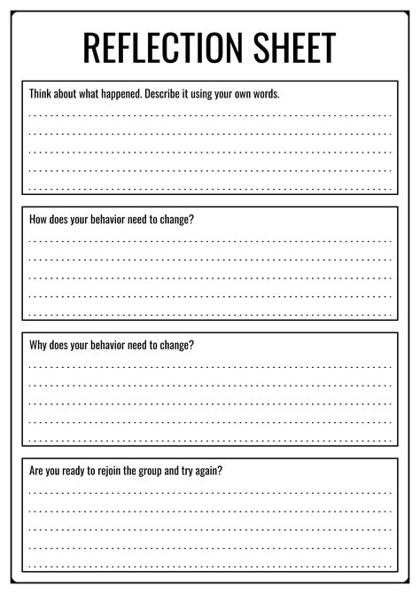 Social Work Supervision Template, Behavior Reflection Sheet Middle School, Self Reflection Worksheet, Social Work Supervision, Supervision Template, Goodnotes Ideas, Behavior Reflection Sheet, Trippy Quotes, Reflection Worksheet