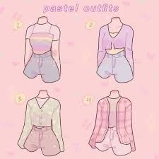 Balmain Sweater, Pastel Outfits, Clothing Sketches, Clothing Design Sketches, Drawing Anime Clothes, Cartoon Outfits, Fashion Design Drawings, Fashion Design Sketches, Drawing Clothes