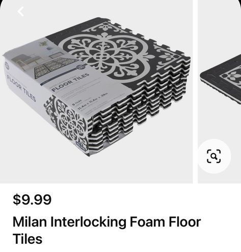 Interlocking Foam Floor Tiles, Foam Floor Tiles, Foam Flooring, Black White Vintage, Standing Desks, Diy Projects Videos, Remodeled Campers, Floor Tiles, Frame Decor