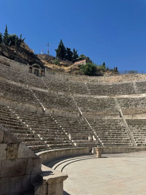 Roman Theater | travel | history | Amman Travel History, Roman Theatre, Amman, Theater, Jordan, Architecture, History, Travel, Quick Saves