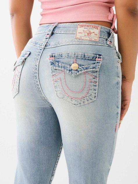 BILLIE MID RISE SUPER T STRAIGHT JEAN Shea Elyse Instagram, Online Stores To Shop At For Clothes, Where To Find Flared Jeans, True Religion Set, True Religion Jeans Pink Stitching, Cute Boot Cut Jeans, Cute Jeans For School, Judith Grimes Aesthetic, Bling Jeans Outfit