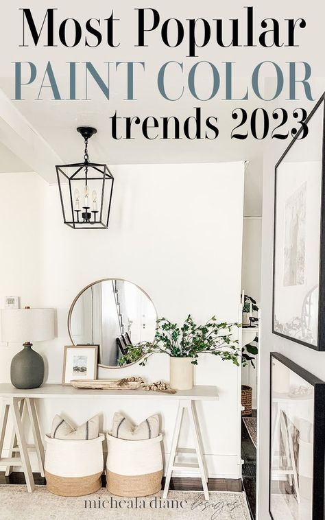 Whole house paint color trends 2023 Best Farmhouse Paint Colors, Neutral Paint Colors Sherwin Williams, Whole House Paint Colors, Popular Neutral Paint Colors, Popular Interior Paint Colors, Best White Paint Colors, Neutral Interior Paint Colors, Farmhouse Paint Colors Interior, Laundry Room Paint Color