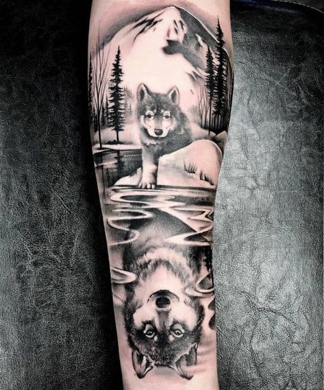 Wolf And 2 Cubs Tattoo, Mother Son Wolf Tattoo, Wolf And Cubs Tattoo Mothers, Wolf With Cubs Tattoo, Mama Wolf Tattoo For Women, Wolf Mother Tattoo, Wolf Cub Tattoo, Wolf Memorial Tattoo For Women, Wolf And Cub Tattoo Design