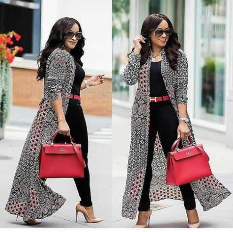 Kimono Ankara Styles, Ethno Style, Mode Kimono, Corporate Wear, African Print Dresses, African Clothing Styles, Latest African Fashion Dresses, African Wear, African Attire