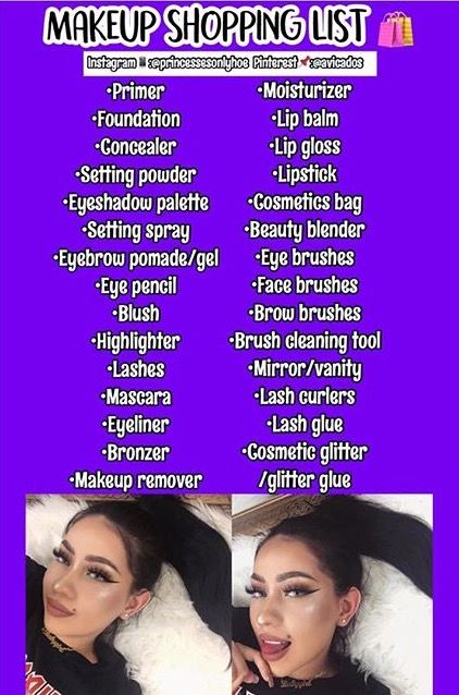 makeup essentials Makeup Shopping List, Makeup Shopping, Makeup Order, Makeup List, Baddie Tips, Makeup Tips For Beginners, Glow Up Tips, Girl Tips, Makeup For Beginners