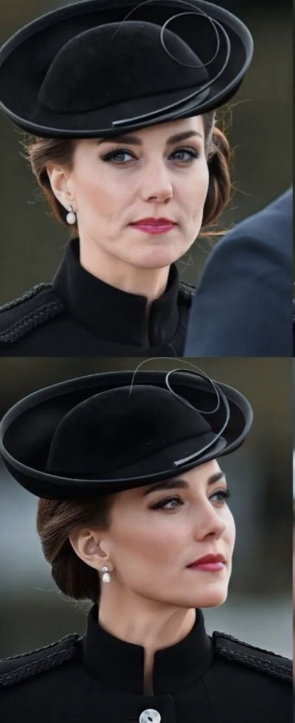 Catherine Princess Of Wales Makeup, Kate Middleton Makeup Eyes, Catherine Middleton Style, Kate Middleton Fascinator, Kate Middleton Makeup, Principe William Y Kate, Kate Middleton Hats, Düşes Kate, Princesse Kate Middleton