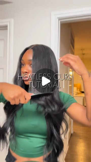 Afsisterwig store on Instagram: "Heatless curl tutorial😜 IG: darkanddeluxewigs Get what you need to know of wig and hair🥰 . click for flexi rods: https://bit.ly/3DhOsS1 Wig link: https://bit.ly/3LMk1XL . Stay tuned for more🙌 ------------------------------ Wig experts and hair factory owners🤍 #flexirods #wigcustomization #gluelessinstall #closurewiginstall #wigfactory #wineredwig #burgundywig #straightwig #bonestraighthair #wigwholesale #wigtutorial #lacecuttutorial #wiglacecut #humanhairwigs #weaves #sewins #silkpress #closuresewin #lacefrontal #lacewigs #wigs #blackgirlmagic" Flexi Rod On Sew In, Body Waves Long Hair, Flexi Rods On Weave Long Hair, Flexi Rods On Sew In Weave, Curling Straight Wig, Heatless Curling Rod, How To Curl Your Wig, Curling Wigs Tutorials, Curls At The Bottom Of Hair