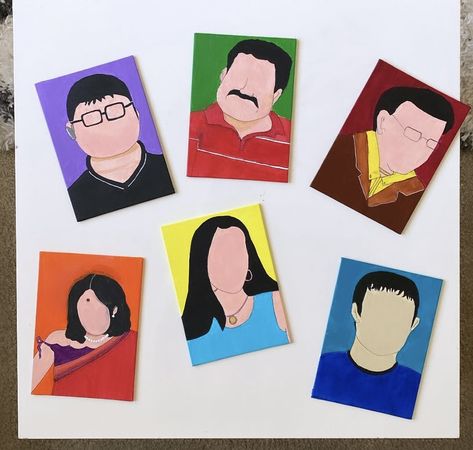 My Sarabhai Vs Sarabhai obsession at its peak #sarabhai #sarabhaivssarabhai #indravadan #maya #monisha #sahil #dushyant #indianartist Sarabhai Vs Sarabhai Poster, Sarabhai Vs Sarabhai, Indian Artist, Book Art, Paintings, Books, Quick Saves, Art