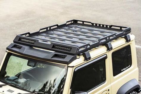 Roof Racks: Bring More Stuff on Your Next Trip | Australia in Motion Roof Racks For Trucks, Roof Rack Ideas Off Road, Jimny Roof Rack, Cargo Roof Rack, Vw Pointer, Mobil Off Road, Truck Roof Rack, Accessoires 4x4, Jimny Sierra