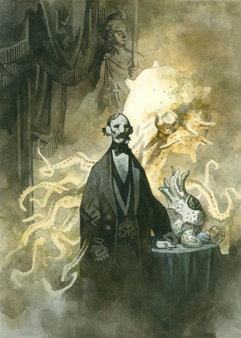 Mike Mignola: Grand Master | Muddy Colors Hellboy Mike Mignola, Mike Mignola Hellboy, Mignola Hellboy, Mignola Art, Mike Mignola Art, Hell Boy, Mike Mignola, H P Lovecraft, Cosmic Horror