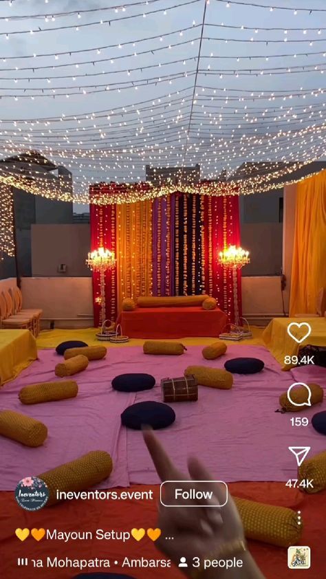 #wedding, #wedding inspiration, #event planning, #party ideas Mehendi Decor At Home, Mehandi Decorations At Home, Mehndi Function Decoration, Mehndi Decor At Home, Mehndi Decoration Ideas At Home, Haldi Decoration Ideas At Home, Mehndi Decoration Ideas, Haldi Decoration Ideas, Mehendi Function