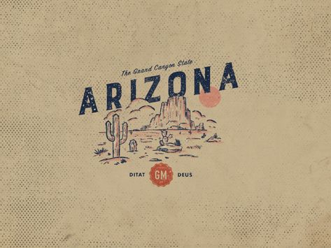 Arizona Graphic Design, Arizona Branding, Northern Arizona University Logo, Arizona Design, Arizona Graphic, Vintage Arizona Poster, Mobile Business, Flagstaff, Event Flyer