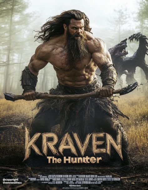 Kraven The Hunter, Hollywood Blvd, Dinner And A Movie, Aaron Taylor Johnson, Origin Story, The Hunter, Sony Pictures, Dark Fantasy, Marvel