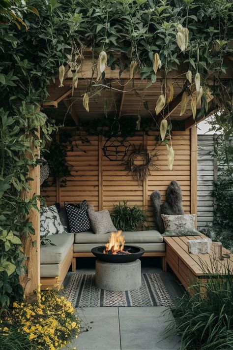 Create an inspiring outdoor reading nook with these garden ideas. Comfy chairs, bookshelves, and natural lighting for the perfect reading spot in your garden. #OutdoorReadingNook #Relaxation #GardenIdeas Outdoor Reading Space, Outdoor Reading Area, Garden Nook Ideas, Garden Seating Ideas, Outdoor Nook, Rustic Outdoor Benches, Patio Vibes, Outdoor Reading Nooks, Outdoor Reading