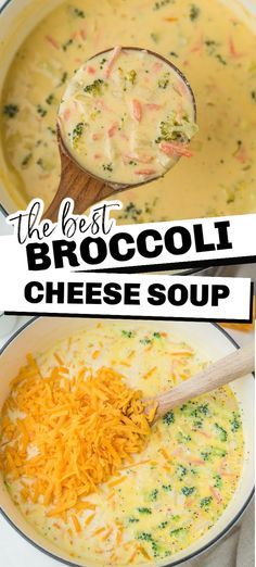 Broccoli Soup Recipes Easy, Broccoli And Carrot Soup, Creamy Broccoli Cheese Soup, Easy Broccoli Cheddar Soup, Best Broccoli Cheese Soup, Cheesy Broccoli Soup, The Best Broccoli, Cheese Broccoli, Cheddar Soup Recipe