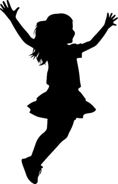 Vecteur silhouette vectorielle de l'enfa... | Premium Vector #Freepik #vector #fille-silhouette #silhouettes-fille #silhouette-feminine #silhouette-danseur Wild Lion, Virat Kohli Instagram, Silhouette Drawing, Silhouette People, Gel Printing, Cake Printing, Girl Silhouette, Calendar Planner, Sports Day