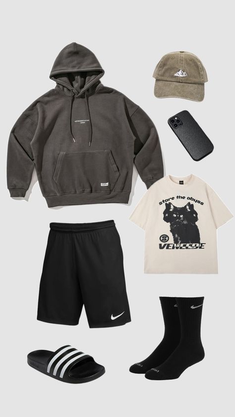 Man Chill Outfit, Men Cozy Outfit, Chill Outfits Men, Mha Future, Chill Outfits Lazy Days, Chill School Outfits, Athleisure Outfits Men, Men Outfits Aesthetic, Boy Outfits Aesthetic