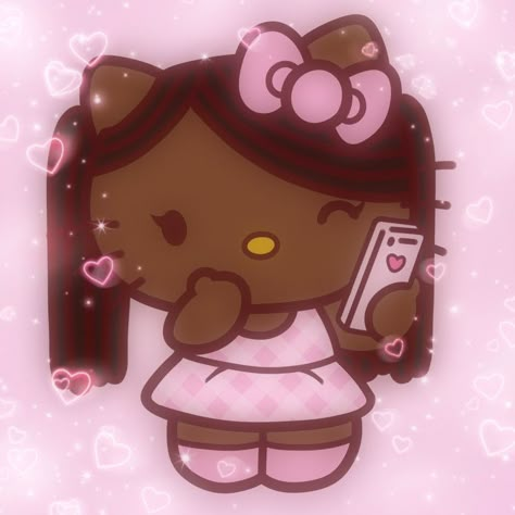 Afro Hello Kitty, Hello Kitty Pfp Black, Cosplay Guy, Black Hello Kitty, Cheap Cosplay, Hello Kitty Imagenes, Hello Kitty Wallpaper Hd, Pink Wallpaper Hello Kitty, Hello Kitty Y2k