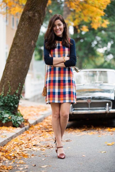 Little Plaid Shift - Classy Girls Wear Pearls Classy Girls Wear Pearls, Classy Girl, Plaid Dress, Girls Wear, Autumn Fashion Women, College Outfits, Preppy Outfits, Classy Dress, New Yorker