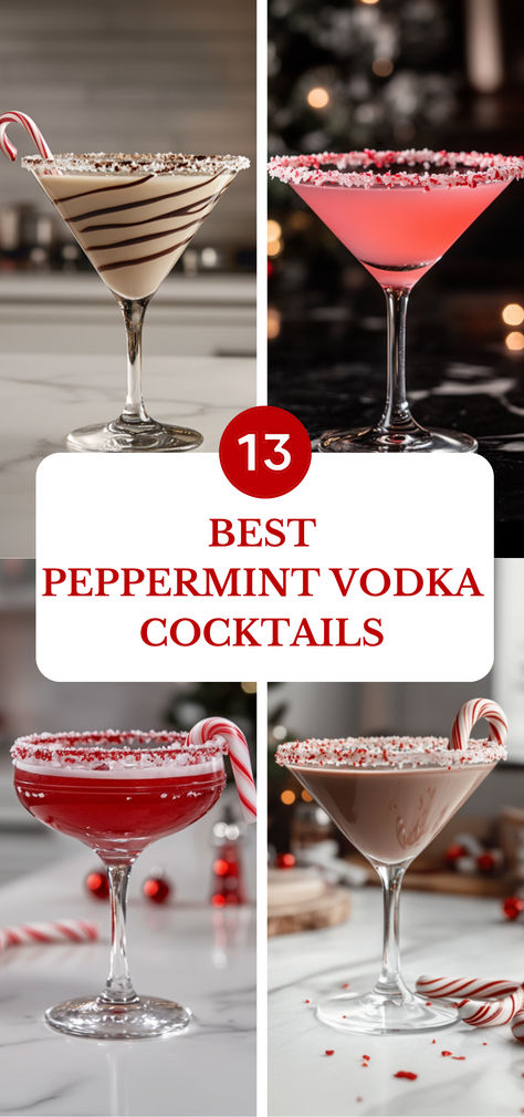 Peppermint Vodka Cocktails Keto Holiday Cocktails, Christmas Drinks With Peppermint Vodka, Marshmallow Cocktail Drinks, Rumplemintz Drinks Cocktails, Peppermint Shots Recipe, Peppermint Twist Vodka Drinks, Smirnoff Peppermint Vodka Recipes, Peppermint Schnapps Cocktails, Sweet Cocktail Recipes Easy