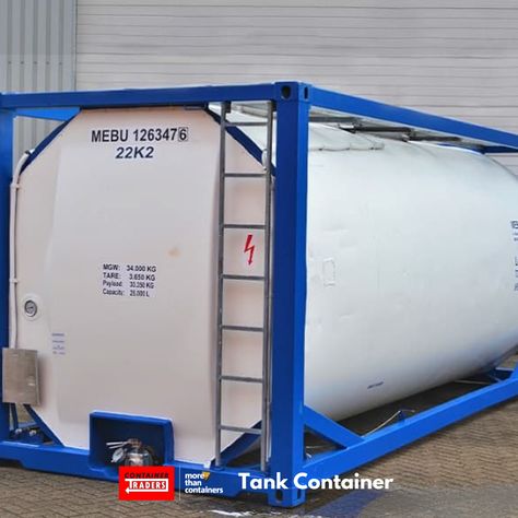 Tank Containers are in demand within the agricultural and mining sectors. These containers come in various grades for specialist applications for transporting liquid and substance storage and transportation. #tanktransport #specialcontainers #morethancontainers #containertraders #isotank Shipping Container Sizes, Outdoor Storage Units, Container Living, Iso Container, Shipping Containers For Sale, Used Shipping Containers, Wool Insulation, Containers For Sale, Mode Of Transport