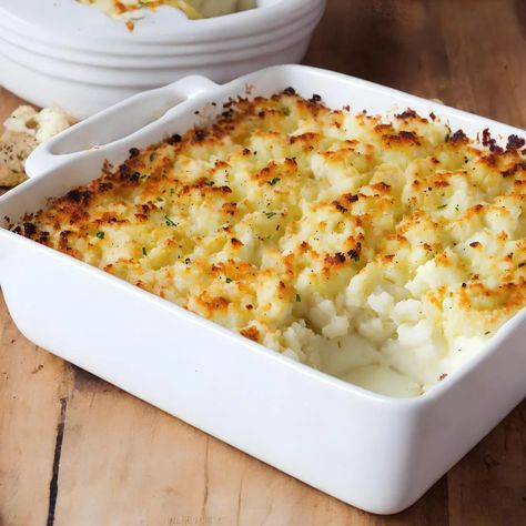 This cauliflower and potato gratin is a very simple and comforting recipe that the whole family will be able to enjoy. It is easy to make, and healthy yet does not fail in flavour. Gratin refers to the culinary technique where the ingredient is topped with a browned crust. It usually involves using breadcrumbs, grated […] The post Cauliflower & Potato Gratin appeared first on Scrumptiously. Cauliflower Potato Gratin, Cauliflower And Potato, Salt And Vinegar Potatoes, Potato Gratin Recipe, Cauliflower Potatoes, Cauliflower Gratin, Gluten Free Sides, Easy Cauliflower, Culinary Techniques