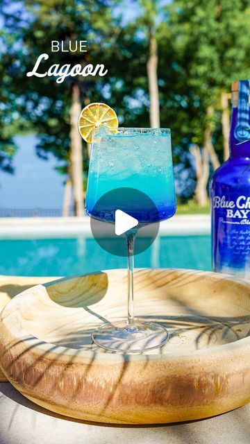 Summer Happy Hour, Juice Coconut, Dried Lemon, Bay Rum, Summer Happy, Blue Curacao, Coconut Rum, Lemon Slice, Blue Chair