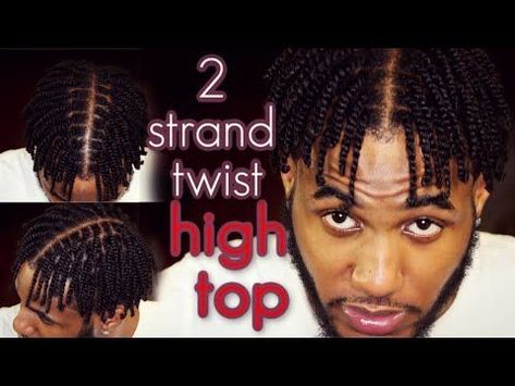 💋2 Strand Twist High Top - YouTube | Twist hair men, Twist braid hairstyles, Hair twist styles 2 Strand Twist Short Hair Men, 2stand Twist Men, Male 2 Strand Twist, Two Strand Twist High Top Fade, 2 Strand Twist Men High Top, Middle Part Two Strand Twist, High Top Twists Men Hair, Mens 2 Strand Twists Hairstyles, Two Strand Twist Men Fade