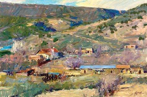 Walt Gonske Paintings, Calvin Liang, Jim Mcvicker, Impressionistic Paintings, Contemporary Landscapes, Contemporary Western, Abstract Impressionism, Painting Styles, Southwestern Art