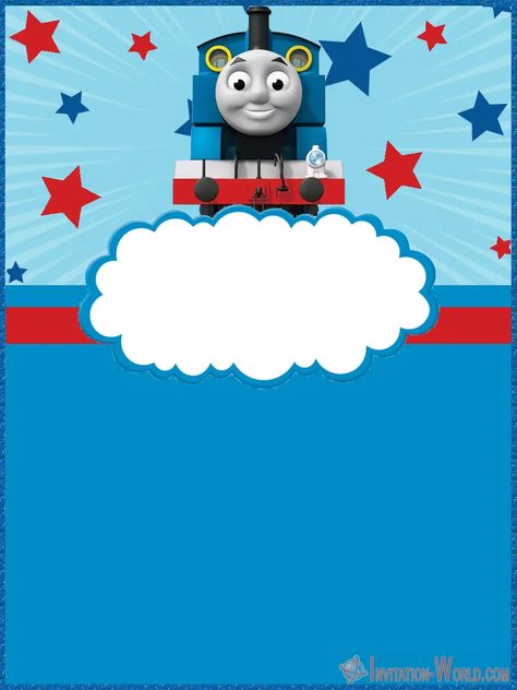 Chu! Chu! Chu! Come all together on a Tomas The Train Birthday Party.Use these printable Thomas The Train Birthday party invitation cards and your kids friends will be happy to come. All come aboard we are deporting to see the best free online Thomas The Train invitation templates. The post +10 Thomas The Train Invitation Templates appeared first on Invitation World. Thomas The Train Invitations, Thomas The Train Birthday Invitations, Thomas And Friends Invitation Template, Thomas And Friends Birthday Invitation, Train Theme Invitations, Thomas 3rd Birthday, Train Birthday Party Invitations, Thomas Train Birthday, Train Invitation