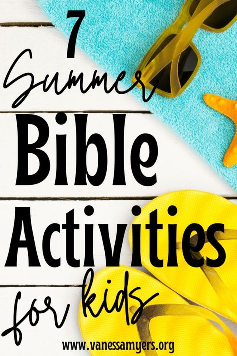 Sunday School Object Lessons, Kids Church Activities, Summer Lesson, Devotions For Kids, Kids Church Lessons, Preschool Bible Lessons, Bible Worksheets, Bible Activities For Kids, Preschool Bible