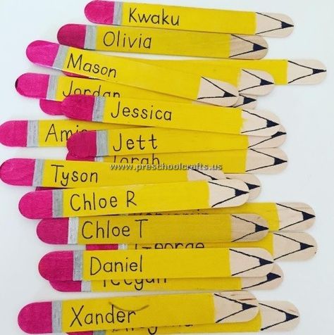 Stick Craft Ideas, Craft Ideas For Preschoolers, Popsicle Stick Craft, Popsicle Stick Crafts For Kids, Diy With Kids, Ideas For Preschoolers, Popsicle Crafts, Back To School Crafts, Stick Art