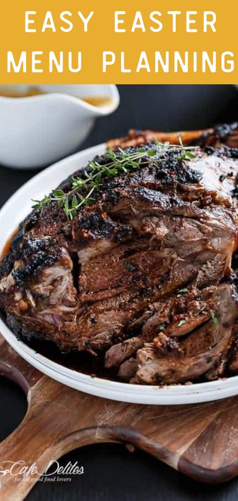 Easter Weekend Meals, Pork Roast Easter Dinner, Easy Easter Dinner Ideas Main Courses, Simple Easter Dinner Ideas, Easter For Two Dinner, Easter Lunch Buffet Ideas Food, Quick And Easy Easter Dinner, What To Cook For Easter Dinner, Easter Dinner Meat Main Courses