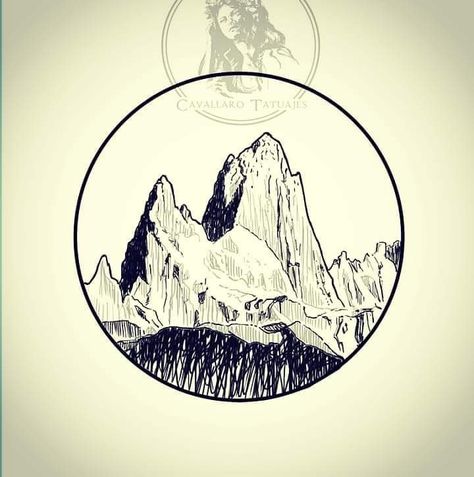 Garden Of The Gods Tattoo, Patagonia Tattoo Ideas, Tattoo Mountain, Mountain Tattoo Design, Mountain Tattoo, Desenho Tattoo, Nature Tattoos, Travel Tattoo, Body Art Tattoos