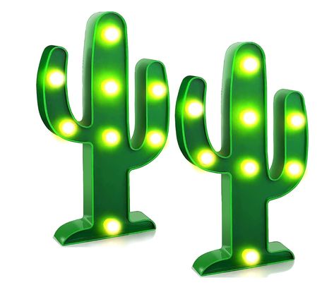 Room Aesthetic Led Lights, Sage Green Room Aesthetic, Cactus Light, Christmas Decorations For Kids, Bedroom Table, Marquee Lights, Marquee Sign, Cactus Decor, Bedroom Gift