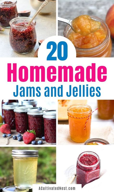 Jelly Homemade, Berry Butter, Fruit Jam Recipes, Canning Jam Recipes, Watermelon Jelly, Easy Jam, Slow Cooker Apple Butter, Jams And Jellies, Homemade Jams