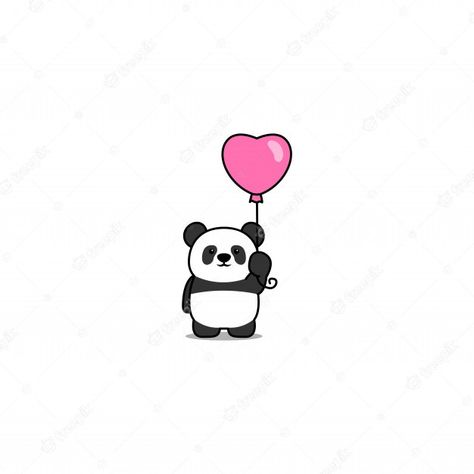 Panda Instagram Icon, Panda Vector Illustration, Panda Icons Aesthetic, Cute Panda Pics, Panda Illustration Cute, Birthday Icons Aesthetic, Panda Icon, Panda Graphic, Panda Illustration