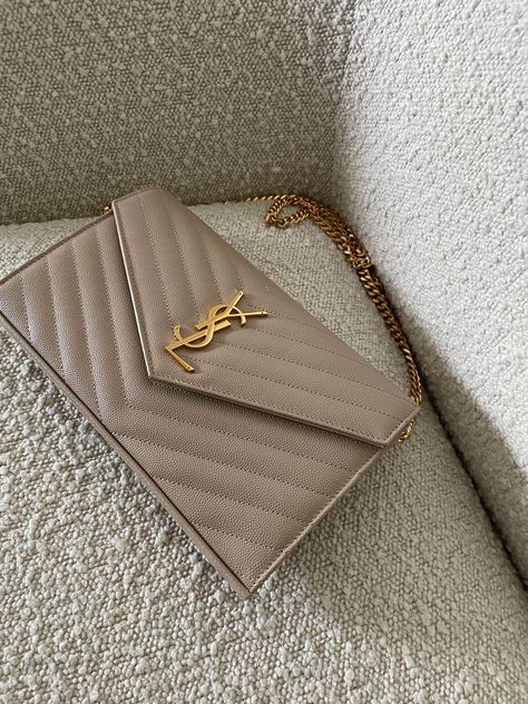 YSL
Purse 
Bag Luxury Chic Wallet On Chain, Ysl Wallet On Chain Outfit, Luxury Elegant Gold Wallet On Chain, Luxury Beige Chic Wallet On Chain, Luxury Elegant Beige Wallet On Chain, Wallet On Chain Outfit, Ysl Wallet On Chain, Luxury Women's Wallet On Chain With Gold-tone Hardware, Ysl Clutch