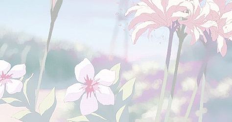 Photo Anime Flower, Wallpaper Estetika, Drawing Wallpaper, Flowers Gif, Banner Gif, Anime Gifs, Vintage Drawing, Aesthetic Gif, Flower Art Painting